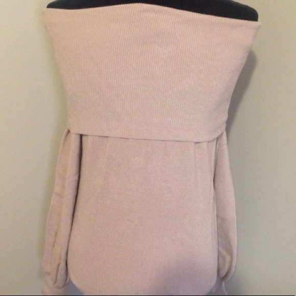 NWT Off the Shoulder Corset Sweater - Picture 7 of 7
